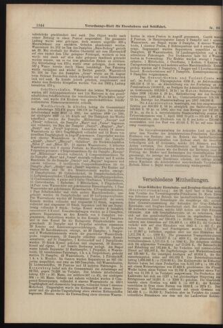 Verordnungs-Blatt für Eisenbahnen und Schiffahrt: Veröffentlichungen in Tarif- und Transport-Angelegenheiten 18980611 Seite: 8