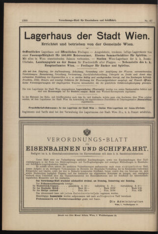 Verordnungs-Blatt für Eisenbahnen und Schiffahrt: Veröffentlichungen in Tarif- und Transport-Angelegenheiten 18980614 Seite: 16