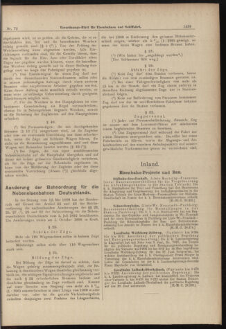 Verordnungs-Blatt für Eisenbahnen und Schiffahrt: Veröffentlichungen in Tarif- und Transport-Angelegenheiten 18980625 Seite: 3