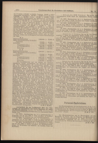 Verordnungs-Blatt für Eisenbahnen und Schiffahrt: Veröffentlichungen in Tarif- und Transport-Angelegenheiten 18980625 Seite: 8