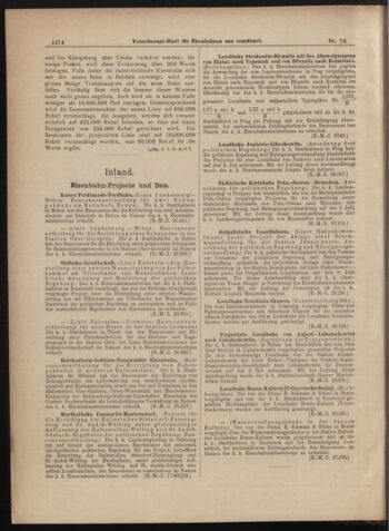 Verordnungs-Blatt für Eisenbahnen und Schiffahrt: Veröffentlichungen in Tarif- und Transport-Angelegenheiten 18980702 Seite: 6