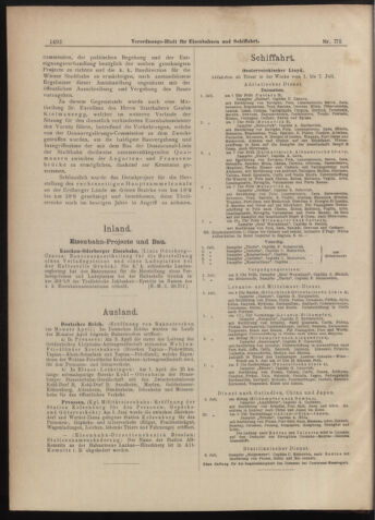 Verordnungs-Blatt für Eisenbahnen und Schiffahrt: Veröffentlichungen in Tarif- und Transport-Angelegenheiten 18980705 Seite: 8