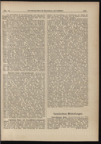 Verordnungs-Blatt für Eisenbahnen und Schiffahrt: Veröffentlichungen in Tarif- und Transport-Angelegenheiten 18980721 Seite: 7