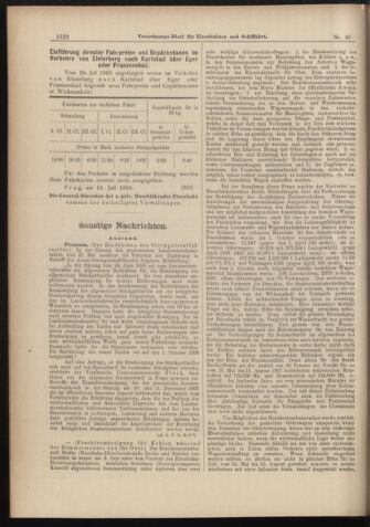 Verordnungs-Blatt für Eisenbahnen und Schiffahrt: Veröffentlichungen in Tarif- und Transport-Angelegenheiten 18980723 Seite: 10