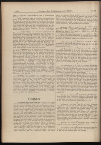 Verordnungs-Blatt für Eisenbahnen und Schiffahrt: Veröffentlichungen in Tarif- und Transport-Angelegenheiten 18980723 Seite: 6