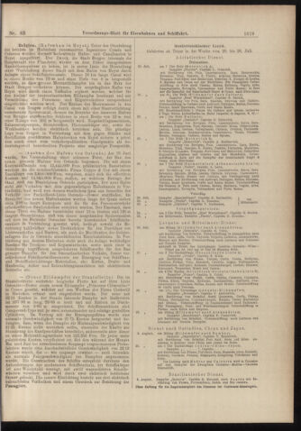 Verordnungs-Blatt für Eisenbahnen und Schiffahrt: Veröffentlichungen in Tarif- und Transport-Angelegenheiten 18980723 Seite: 7