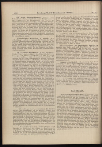 Verordnungs-Blatt für Eisenbahnen und Schiffahrt: Veröffentlichungen in Tarif- und Transport-Angelegenheiten 18980726 Seite: 6