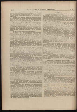 Verordnungs-Blatt für Eisenbahnen und Schiffahrt: Veröffentlichungen in Tarif- und Transport-Angelegenheiten 18980728 Seite: 10