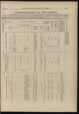 Verordnungs-Blatt für Eisenbahnen und Schiffahrt: Veröffentlichungen in Tarif- und Transport-Angelegenheiten 18980728 Seite: 11