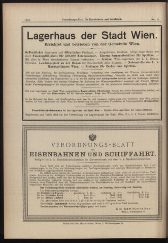 Verordnungs-Blatt für Eisenbahnen und Schiffahrt: Veröffentlichungen in Tarif- und Transport-Angelegenheiten 18980728 Seite: 16