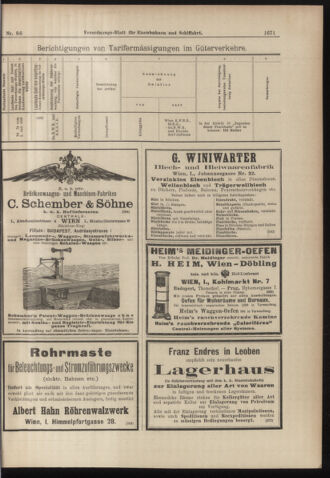 Verordnungs-Blatt für Eisenbahnen und Schiffahrt: Veröffentlichungen in Tarif- und Transport-Angelegenheiten 18980730 Seite: 15