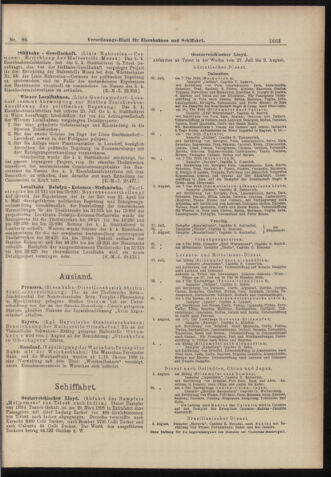 Verordnungs-Blatt für Eisenbahnen und Schiffahrt: Veröffentlichungen in Tarif- und Transport-Angelegenheiten 18980730 Seite: 7