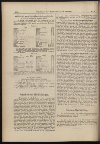 Verordnungs-Blatt für Eisenbahnen und Schiffahrt: Veröffentlichungen in Tarif- und Transport-Angelegenheiten 18980730 Seite: 8