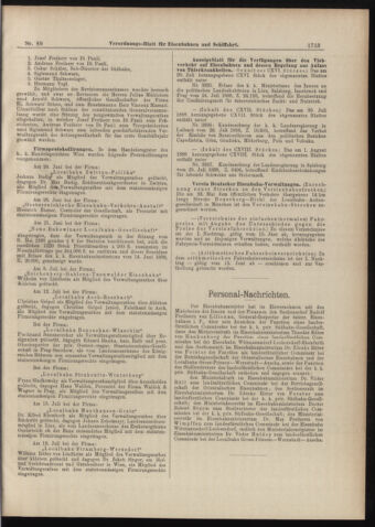 Verordnungs-Blatt für Eisenbahnen und Schiffahrt: Veröffentlichungen in Tarif- und Transport-Angelegenheiten 18980806 Seite: 13