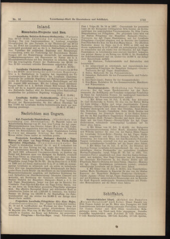 Verordnungs-Blatt für Eisenbahnen und Schiffahrt: Veröffentlichungen in Tarif- und Transport-Angelegenheiten 18980809 Seite: 3