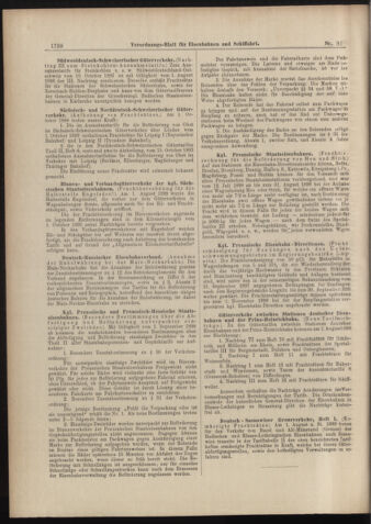 Verordnungs-Blatt für Eisenbahnen und Schiffahrt: Veröffentlichungen in Tarif- und Transport-Angelegenheiten 18980811 Seite: 10