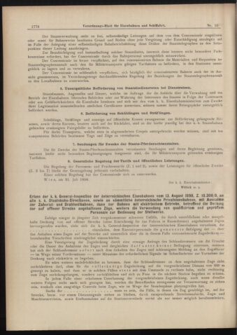 Verordnungs-Blatt für Eisenbahnen und Schiffahrt: Veröffentlichungen in Tarif- und Transport-Angelegenheiten 18980818 Seite: 10