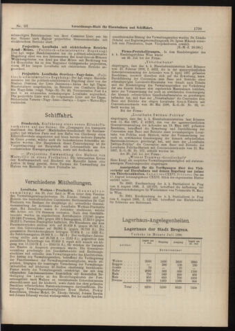 Verordnungs-Blatt für Eisenbahnen und Schiffahrt: Veröffentlichungen in Tarif- und Transport-Angelegenheiten 18980818 Seite: 31