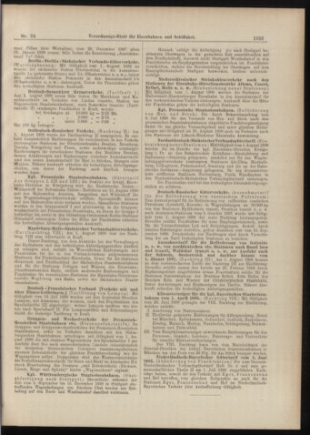 Verordnungs-Blatt für Eisenbahnen und Schiffahrt: Veröffentlichungen in Tarif- und Transport-Angelegenheiten 18980820 Seite: 15