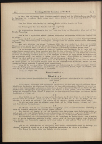 Verordnungs-Blatt für Eisenbahnen und Schiffahrt: Veröffentlichungen in Tarif- und Transport-Angelegenheiten 18980820 Seite: 4