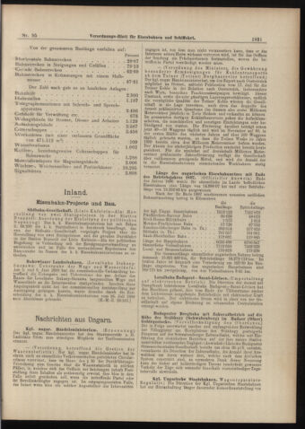 Verordnungs-Blatt für Eisenbahnen und Schiffahrt: Veröffentlichungen in Tarif- und Transport-Angelegenheiten 18980823 Seite: 3