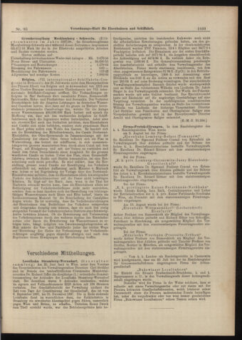 Verordnungs-Blatt für Eisenbahnen und Schiffahrt: Veröffentlichungen in Tarif- und Transport-Angelegenheiten 18980823 Seite: 5