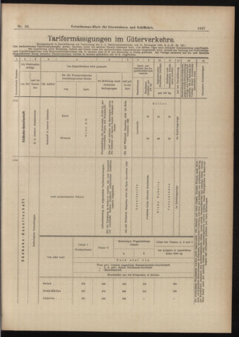 Verordnungs-Blatt für Eisenbahnen und Schiffahrt: Veröffentlichungen in Tarif- und Transport-Angelegenheiten 18980823 Seite: 9