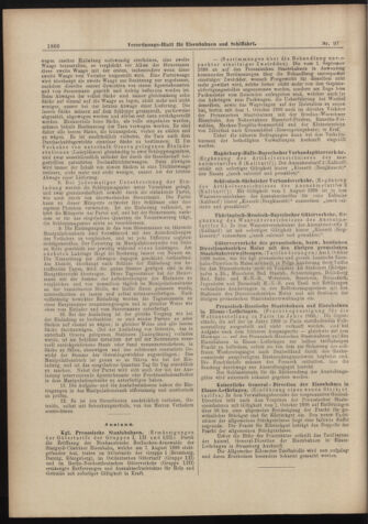 Verordnungs-Blatt für Eisenbahnen und Schiffahrt: Veröffentlichungen in Tarif- und Transport-Angelegenheiten 18980827 Seite: 10