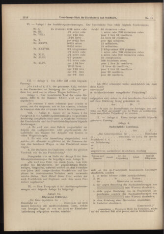 Verordnungs-Blatt für Eisenbahnen und Schiffahrt: Veröffentlichungen in Tarif- und Transport-Angelegenheiten 18980901 Seite: 14