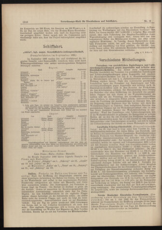 Verordnungs-Blatt für Eisenbahnen und Schiffahrt: Veröffentlichungen in Tarif- und Transport-Angelegenheiten 18980901 Seite: 16