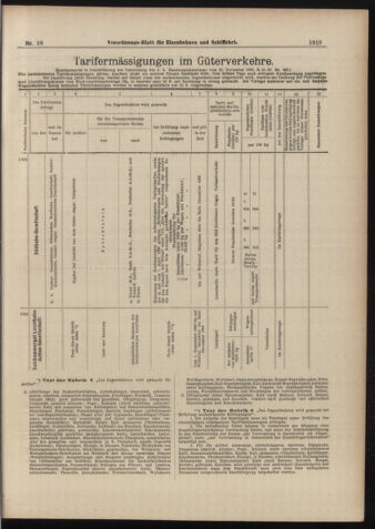 Verordnungs-Blatt für Eisenbahnen und Schiffahrt: Veröffentlichungen in Tarif- und Transport-Angelegenheiten 18980901 Seite: 19