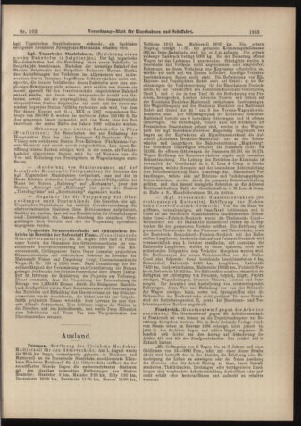 Verordnungs-Blatt für Eisenbahnen und Schiffahrt: Veröffentlichungen in Tarif- und Transport-Angelegenheiten 18980908 Seite: 3