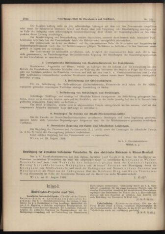 Verordnungs-Blatt für Eisenbahnen und Schiffahrt: Veröffentlichungen in Tarif- und Transport-Angelegenheiten 18980917 Seite: 10