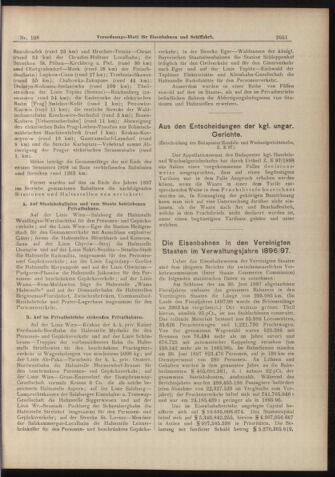 Verordnungs-Blatt für Eisenbahnen und Schiffahrt: Veröffentlichungen in Tarif- und Transport-Angelegenheiten 18980922 Seite: 3