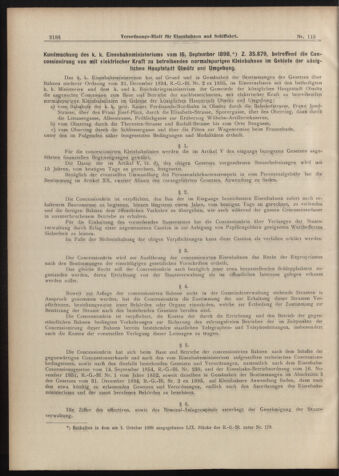 Verordnungs-Blatt für Eisenbahnen und Schiffahrt: Veröffentlichungen in Tarif- und Transport-Angelegenheiten 18981008 Seite: 2