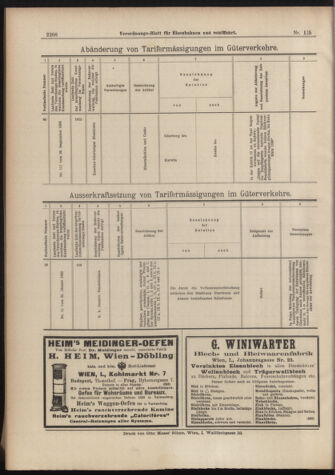 Verordnungs-Blatt für Eisenbahnen und Schiffahrt: Veröffentlichungen in Tarif- und Transport-Angelegenheiten 18981008 Seite: 24