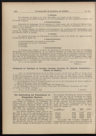 Verordnungs-Blatt für Eisenbahnen und Schiffahrt: Veröffentlichungen in Tarif- und Transport-Angelegenheiten 18981011 Seite: 2