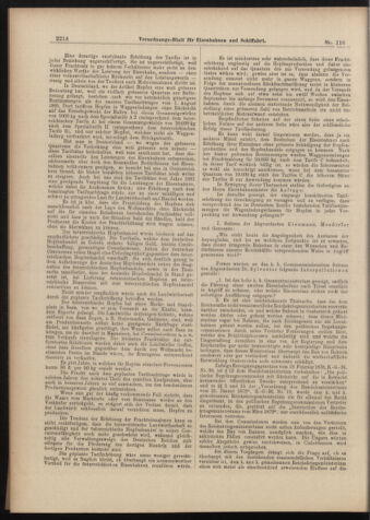 Verordnungs-Blatt für Eisenbahnen und Schiffahrt: Veröffentlichungen in Tarif- und Transport-Angelegenheiten 18981011 Seite: 6