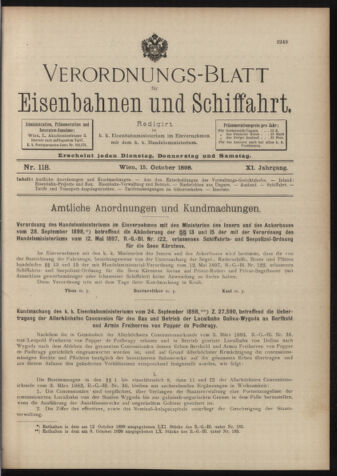 Verordnungs-Blatt für Eisenbahnen und Schiffahrt: Veröffentlichungen in Tarif- und Transport-Angelegenheiten