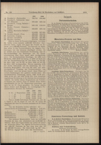 Verordnungs-Blatt für Eisenbahnen und Schiffahrt: Veröffentlichungen in Tarif- und Transport-Angelegenheiten 18981027 Seite: 5