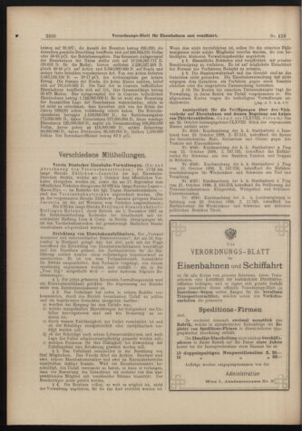 Verordnungs-Blatt für Eisenbahnen und Schiffahrt: Veröffentlichungen in Tarif- und Transport-Angelegenheiten 18981027 Seite: 8