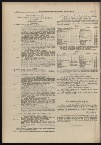 Verordnungs-Blatt für Eisenbahnen und Schiffahrt: Veröffentlichungen in Tarif- und Transport-Angelegenheiten 18981029 Seite: 8