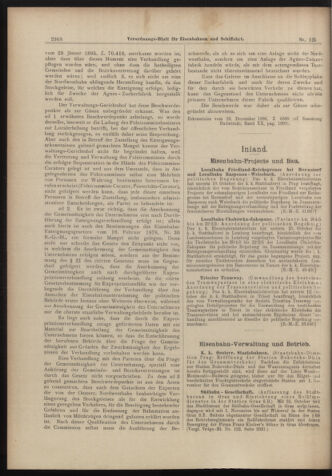 Verordnungs-Blatt für Eisenbahnen und Schiffahrt: Veröffentlichungen in Tarif- und Transport-Angelegenheiten 18981101 Seite: 8