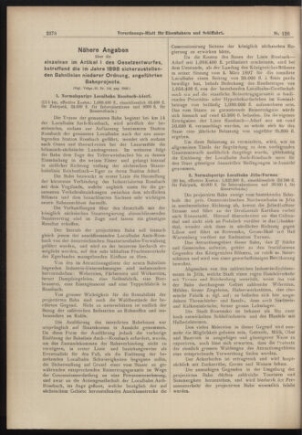 Verordnungs-Blatt für Eisenbahnen und Schiffahrt: Veröffentlichungen in Tarif- und Transport-Angelegenheiten 18981103 Seite: 2