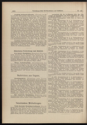 Verordnungs-Blatt für Eisenbahnen und Schiffahrt: Veröffentlichungen in Tarif- und Transport-Angelegenheiten 18981103 Seite: 6