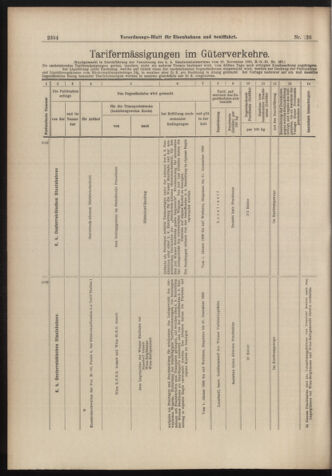 Verordnungs-Blatt für Eisenbahnen und Schiffahrt: Veröffentlichungen in Tarif- und Transport-Angelegenheiten 18981103 Seite: 8