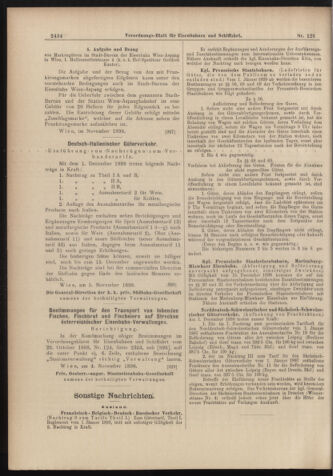 Verordnungs-Blatt für Eisenbahnen und Schiffahrt: Veröffentlichungen in Tarif- und Transport-Angelegenheiten 18981108 Seite: 22