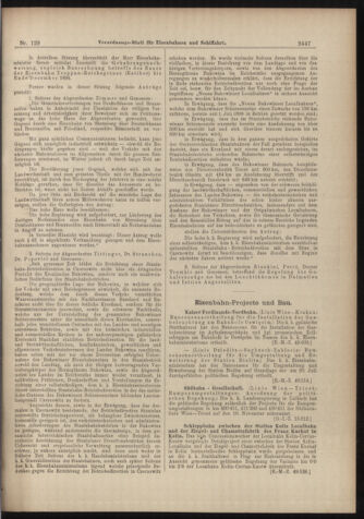 Verordnungs-Blatt für Eisenbahnen und Schiffahrt: Veröffentlichungen in Tarif- und Transport-Angelegenheiten 18981110 Seite: 3