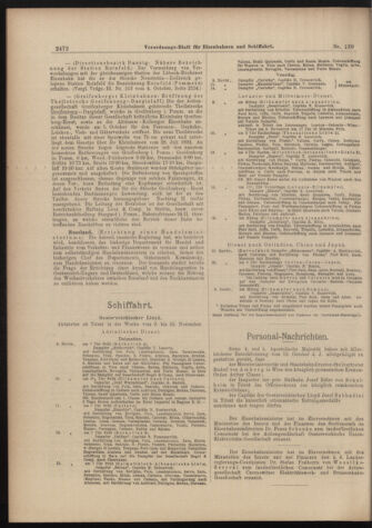 Verordnungs-Blatt für Eisenbahnen und Schiffahrt: Veröffentlichungen in Tarif- und Transport-Angelegenheiten 18981112 Seite: 8