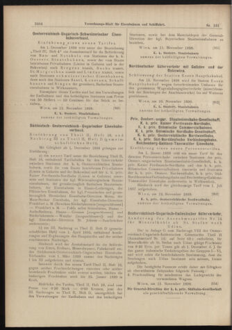 Verordnungs-Blatt für Eisenbahnen und Schiffahrt: Veröffentlichungen in Tarif- und Transport-Angelegenheiten 18981115 Seite: 10